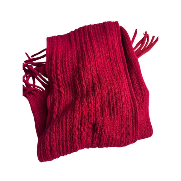 New! New York & Company Red Scarf Gloves Gift Set! - Picture 3 of 5